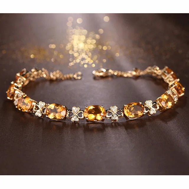 Citrine Charm Bracelet - Buddha Power Store