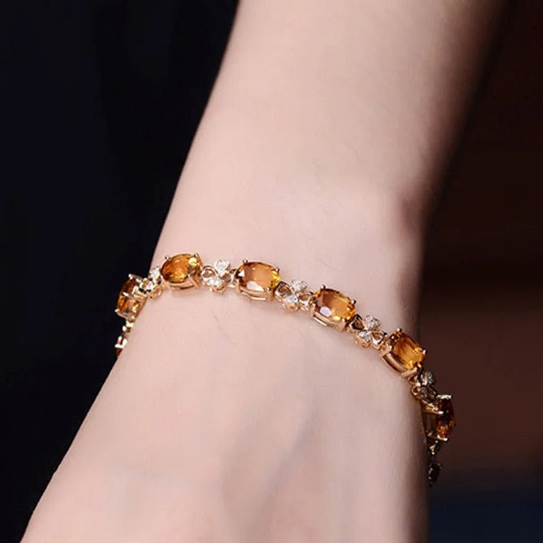 Citrine Charm Bracelet - Buddha Power Store