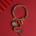 Tibetan Handwoven Thangka Protector Buddha Cotton Bracelet