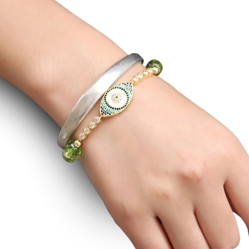 Natural Peridot Abundance Bracelet - Buddha Power Store